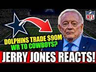Video thumbnail for BREAKING: $90M WR Traded to Cowboys? Jerry Jones Declares Win-Now Mode as Defense Steps Up!