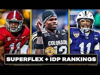 Video thumbnail for 2025 Superflex + IDP Rookie Rankings