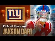 Video thumbnail for Jaxson Dart to Giants Fantasy Football Draft Outlook | QB of the Future or First-Round Bust?