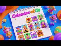 Video thumbnail for 📅🎶 Calendar of Us | Cartoon Nursery Kids Rhyme's | Songs 2025