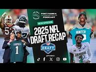 Video thumbnail for 2025 NFL Draft RECAP - Eagles Picks, Sanders Slides, Best Drafts and More!