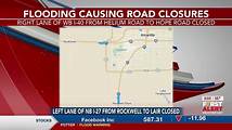 Video thumbnail for Roadways closed due to flooding along I-40 and I-27