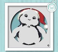 Video thumbnail for 3D SVG Penguin With Santa Hat Shadow Box, 3D SVG Winter, 3D Svg Penguin, North Pole 3d SVG, Christmas 3d svg, Santa 3d svg Cricut Silhouette