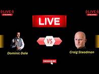 Video thumbnail for Dominic Dale vs Craig Steadman live match score updates today | World Seniors Champship live score