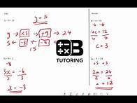 Video thumbnail for Solving Linear Equations (Two-Step) - GCSE Maths Revision OBTutoring