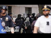 Video thumbnail for Dozens of Columbia student activists arrested during pro-Palestinian protest