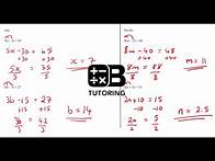 Video thumbnail for Solving Linear Equations (Brackets) - GCSE Maths Revision OBTutoring