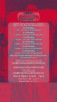Video thumbnail for 5-6 Live Break Schedule #baseball #football #basketball #hockey