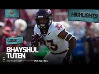 Video thumbnail for RB Bhayshul Tuten Highlights | 2025 NFL Draft | Jacksonville Jaguars