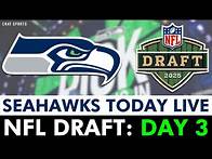 Video thumbnail for Seattle Seahawks NFL Draft 2025 LIVE Day 3: Rounds 4, 5, 6 & 7 + Sam Howell Traded To Vikings