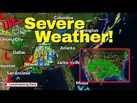 Video thumbnail for Live Weather: Severe Weather! - 2% Tornado Risk