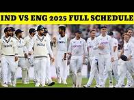 Video thumbnail for India vs England 2025 Series Breakdown | Dates, Venues & Everything You Need to Know!