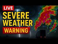 Video thumbnail for LIVE: Dangerous Severe Weather Threat Across | Tornadoes, Hail & Wind Alerts