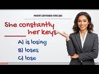 Video thumbnail for Master Present Continuous Tense: 30 Quick-Fire English Grammar Questions! (2025) | Quiz Volt