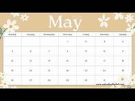 Video thumbnail for Pink Daisy Planner 2025 May Monthly Calendar