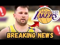 Video thumbnail for Lakers: Breaking News! Urgent! Luka Doncic Confirmed This Today! Los Angeles Lakers News! #lakers