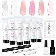 Video thumbnail for Makartt Poly Nail Gel Kit: 6 Clear Pink White Colors Gel Builder for Gel Nail Extension Set, Long Lasting Hard Gel for Nails Strengther, All in one Nail Thickening Solution Salon Home French Manicure