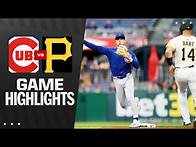 Video thumbnail for Cubs vs. Pirates Game Highlights (4/29/25) | MLB Highlights
