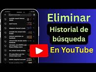 Video thumbnail for Cómo eliminar el historial de búsqueda de YouTube (2025)
