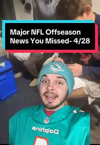 Video thumbnail for Major NFL Offseason News You Missed- 4/28 #nfl #nfltrending #nflviral #nflfootball #news #nflnews