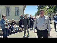 Video thumbnail for From cellblocks to selfies: Tourists flock to Alcatraz as Trump floats prison comeback