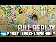 Video thumbnail for Southern Virginia vs. Springfield: 2025 DIII men's volleyball championship | FULL REPLAY