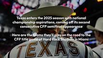 Video thumbnail for 2025 Texas Longhorns football schedule