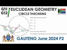 Video thumbnail for Grade 11 & 12 Euclidean Geometry | Past Paper | Gauteng June 2024 P2 | Solution | SA