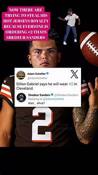 Video thumbnail for Talk to Em ... They are now taking the #2 Jersey from Shedeur. The sales are breaking records. They are clearly NOT PURCHASING that Number for a Freaking DILLON GABRIEL. It's a shame what the NFL Plantation Massas are to young Shedeur Sanders just because He is Just Like his Father Deion Sanders. Buck Breaking is Evil 😈 😢 #CoachPrime #DeionSanders #football #nfl #nfldraft #fyp #foryou #trending #news #shedeursanders #2Legendary #haters #wilomane | Coach Prime Fans