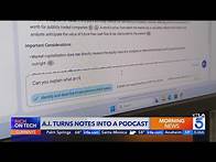 Video thumbnail for Google's AI tool that turns your notes into a podcast
