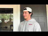 Video thumbnail for Brian Curley reacts Georgia baseball's No. 1 ranking, previews Alabama series