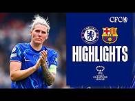 Video thumbnail for Chelsea Women 1-4 FC Barcelona Femení | HIGHLIGHTS & MATCH REACTION | UWCL 24/25