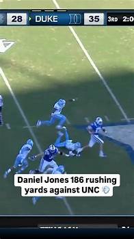 Video thumbnail for Jones had a school-record 547 total yards that game 🔥 #duke #accfootball #football #collegefootball