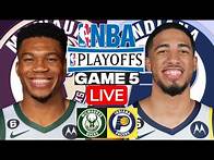 Video thumbnail for LIVE: MILWAUKEE BUCKS vs INDIANA PACERS | NBA | PLAY BY PLAY | SCOREBOARD