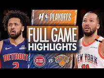 Video thumbnail for Detroit Pistons vs New York Knicks - FULL GAME 5 HIGHLIGHTS | April 29, 2025 NBA Playoffs