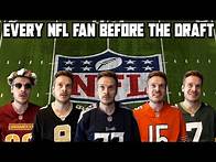 Video thumbnail for Every NFL Fan Before the 2025 NFL Draft