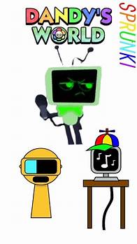 Video thumbnail for Garnold n Mr.Fun Computer in Sprunki Incredibox teases Vee from Dandy's World #sprunki #dandysworld