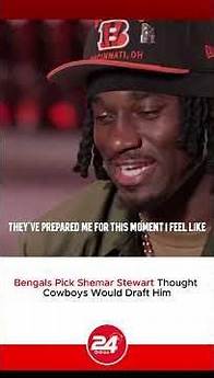 Video thumbnail for Bengals Pick Shemar Stewart Thought Cowboys Would Draft Him