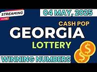 Video thumbnail for Georgia Cash Pop Lottery Results For - 04 May, 2025 - Early Bird - Powerball - Mega Millions Drawing