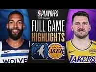 Video thumbnail for #6 TIMBERWOLVES at #3 LAKERS | FULL GAME 5 HIGHLIGHTS | April 30, 2025