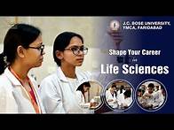 Video thumbnail for Shape Your Career in Life Sciences at JC Bose University YMCA | YMCA Admission 2025 | JCBOSEUST |