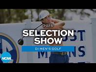 Video thumbnail for 2025 NCAA DI men's golf selection show
