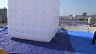 Video thumbnail for Airtight Waterproof Floating Advertising Inflatable Triangle Billboard