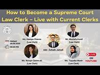 Video thumbnail for How to Become a Supreme Court Law Clerk – Live with Current Clerks