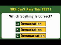 Video thumbnail for Correct Spelling Game – Only Experts Pass!