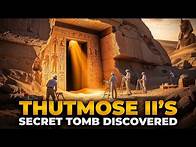 Video thumbnail for Egyptologists Discover NEW Pharoah Tomb After 100 Years: Lost Tomb of Pharaoh Thutmose II