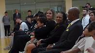 Video thumbnail for Bryant introduces Jamion Christian as new men's basketball coach.