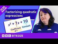 Video thumbnail for GCSE Maths Revision | Learning how to solve quadratic expressions