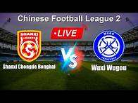 Video thumbnail for 🔴 LIVE: Shanxi Chongde Ronghai vs Wuxi Wugou - Live Score Today - Chinese Football League 2