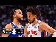 Video thumbnail for CRAZY ENDING 😳 Knicks vs Pistons GAME 6 🔥 2025 NBA Playoffs